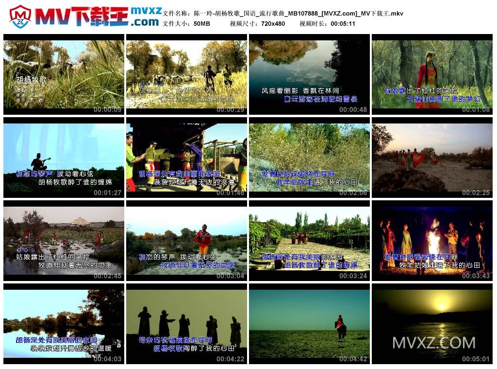 陈一玲-胡杨牧歌_国语_流行歌曲_MB107888